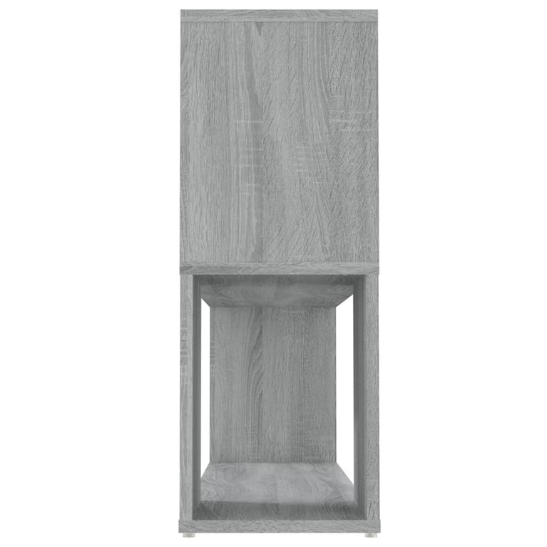Boekenkast 100x24x63 cm bewerkt hout grijs sonoma eikenkleurig MeubelReus