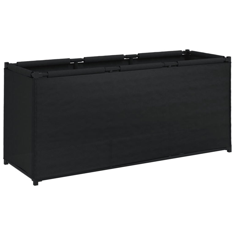 Opbergbox 105x34,5x45 cm stof zwart MeubelReus