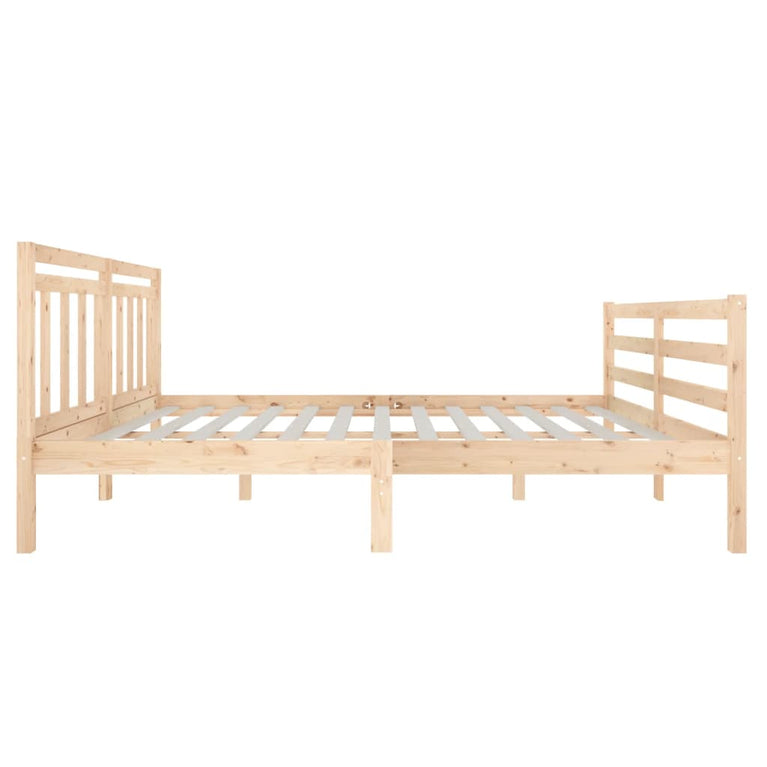 Bedframe massief hout 140x190 cm