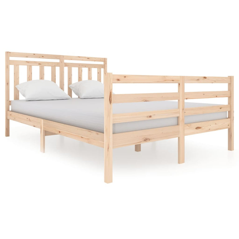 Bedframe massief hout 140x200 cm
