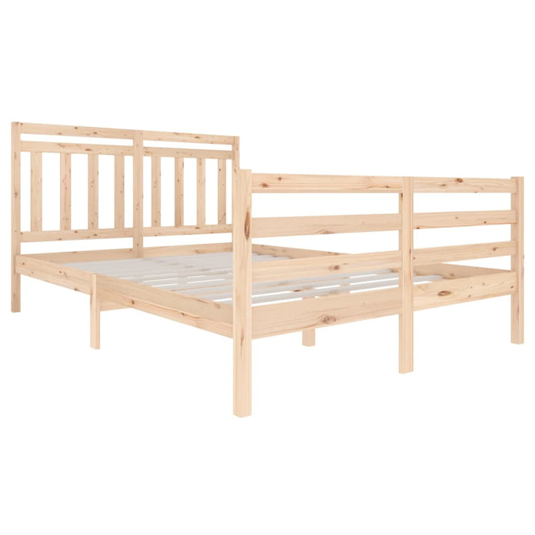 Bedframe massief hout 140x200 cm