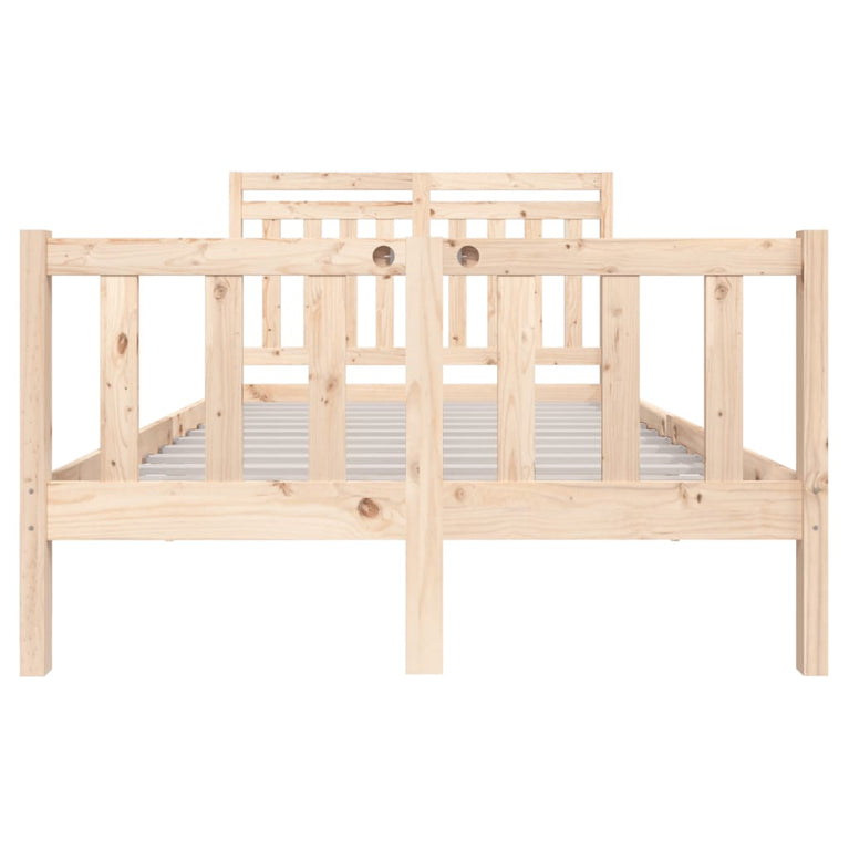 Bedframe massief hout 120x200 cm