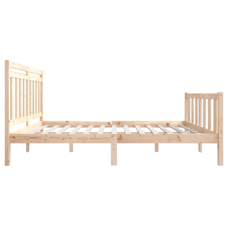 Bedframe massief hout 120x200 cm