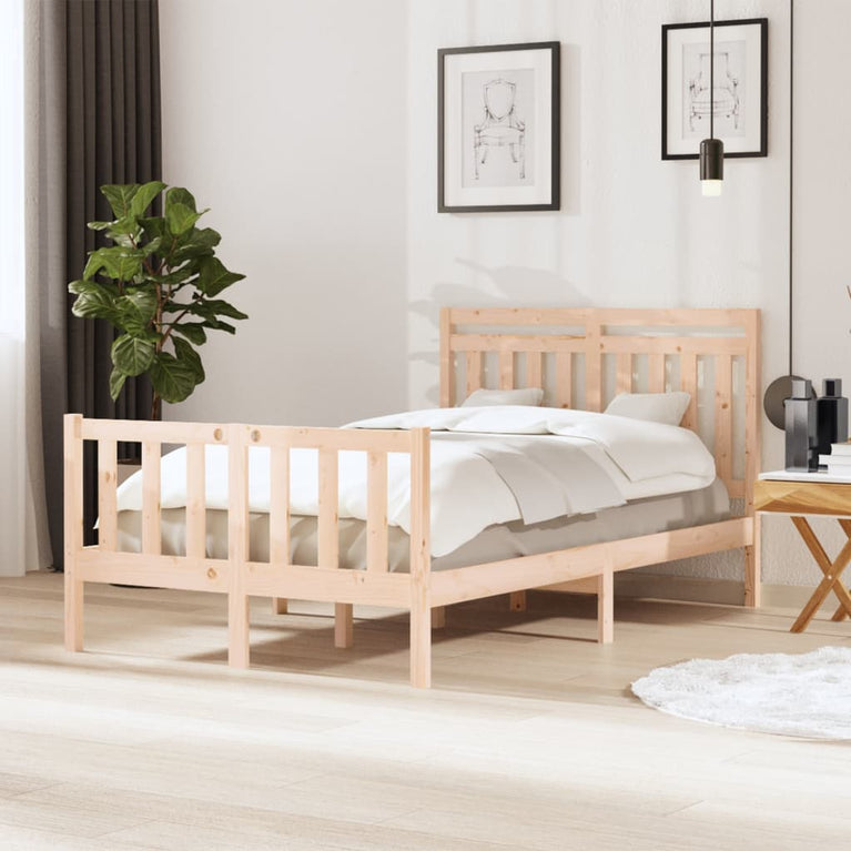 Bedframe massief hout 120x200 cm