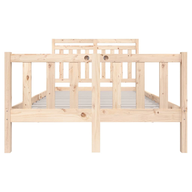 Bedframe massief hout 140x200 cm