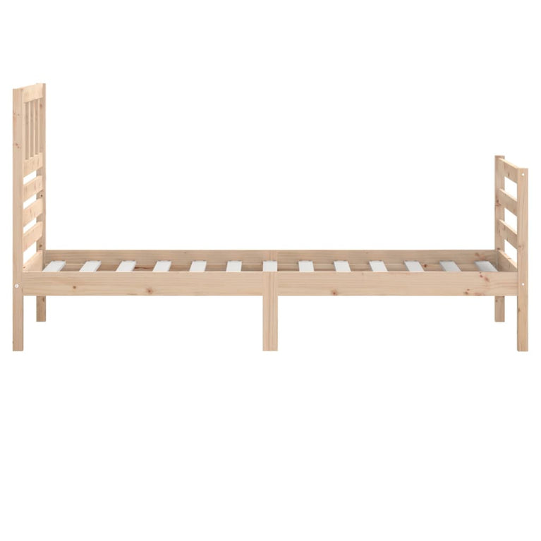 Bedframe massief hout 75x190 cm 2FT6 small single
