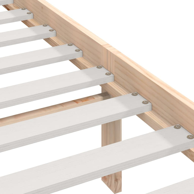 Bedframe massief hout 75x190 cm 2FT6 small single