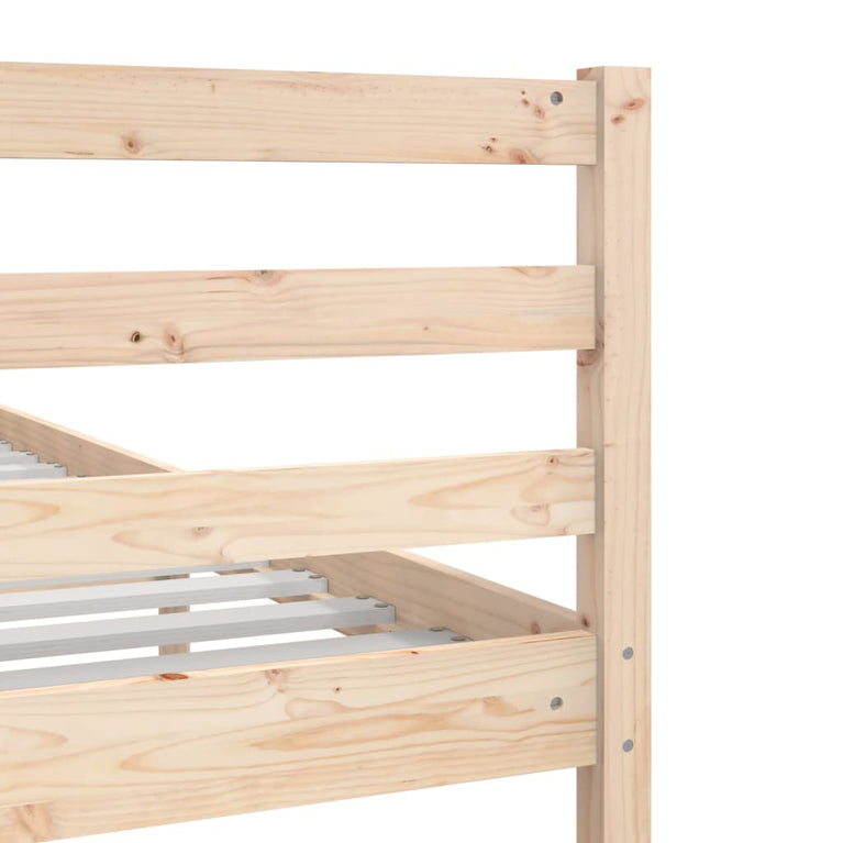 Bedframe massief hout 75x190 cm 2FT6 small single