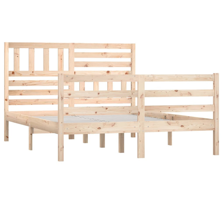 Bedframe massief hout 140x200 cm