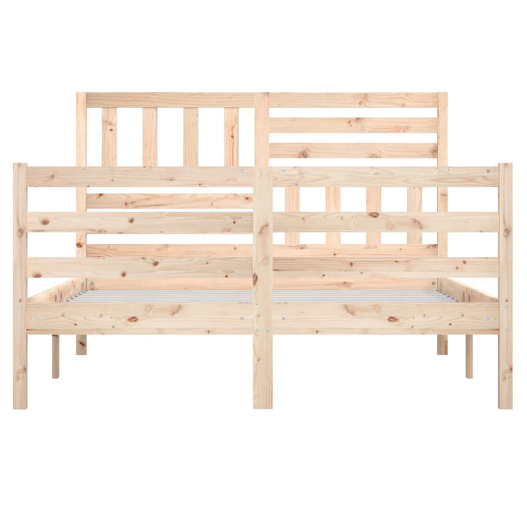 Bedframe massief hout 140x200 cm