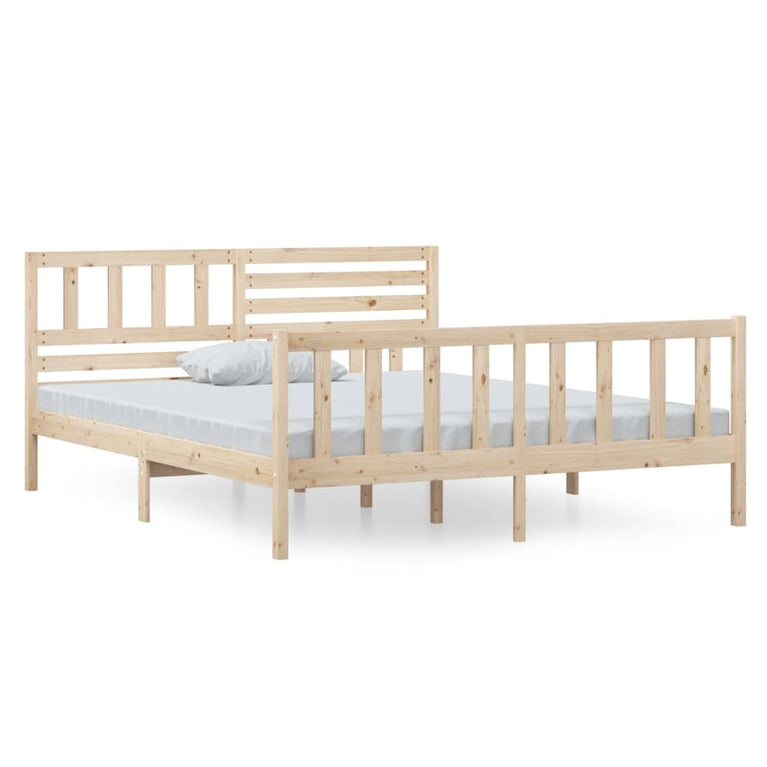 Bedframe massief hout 135x190 cm 4FT6 Double