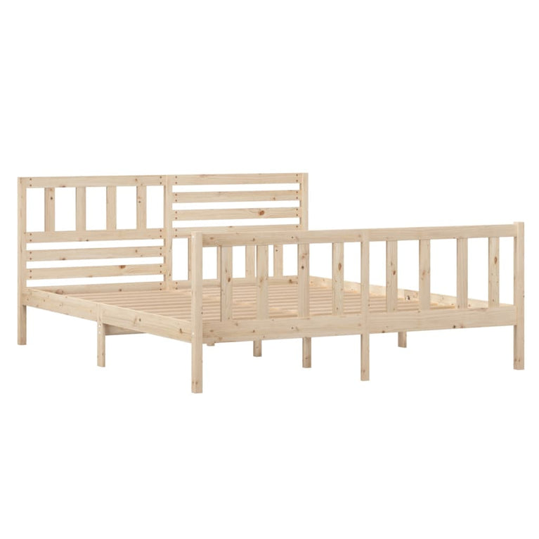Bedframe massief hout 135x190 cm 4FT6 Double