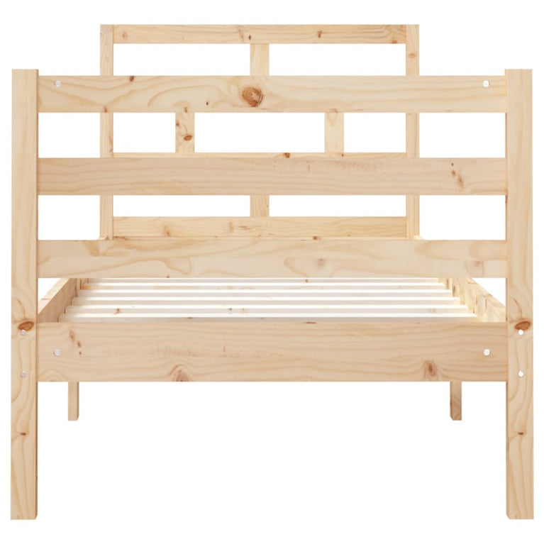 Bedframe massief hout 75x190 cm 2FT6 Small Single