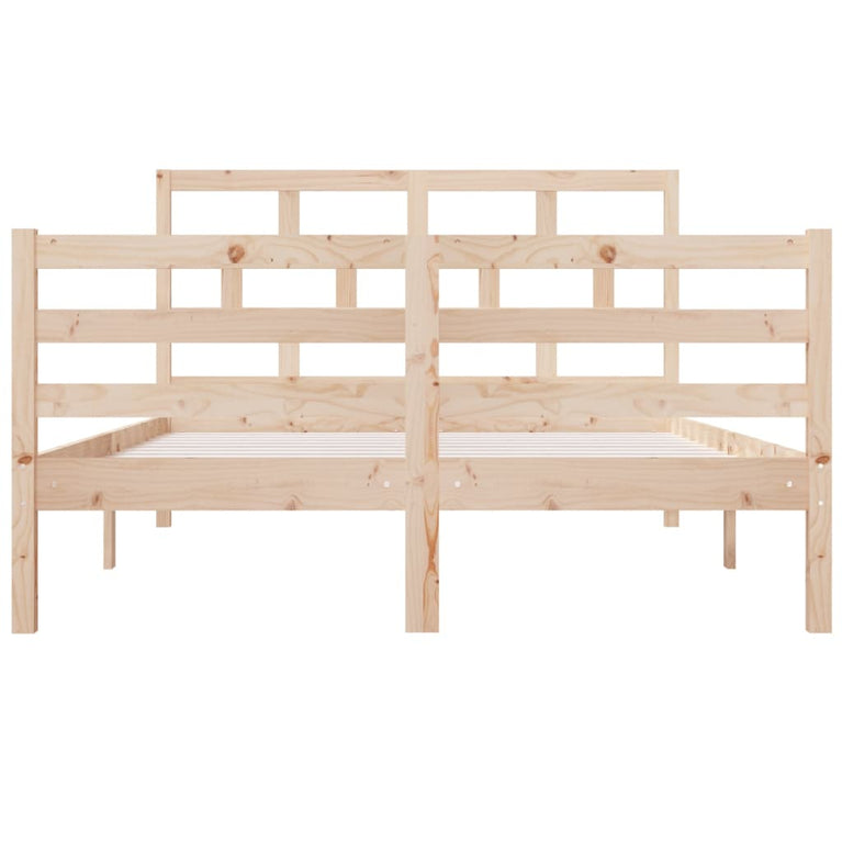 Bedframe massief hout 135x190 cm 4FT6 Double
