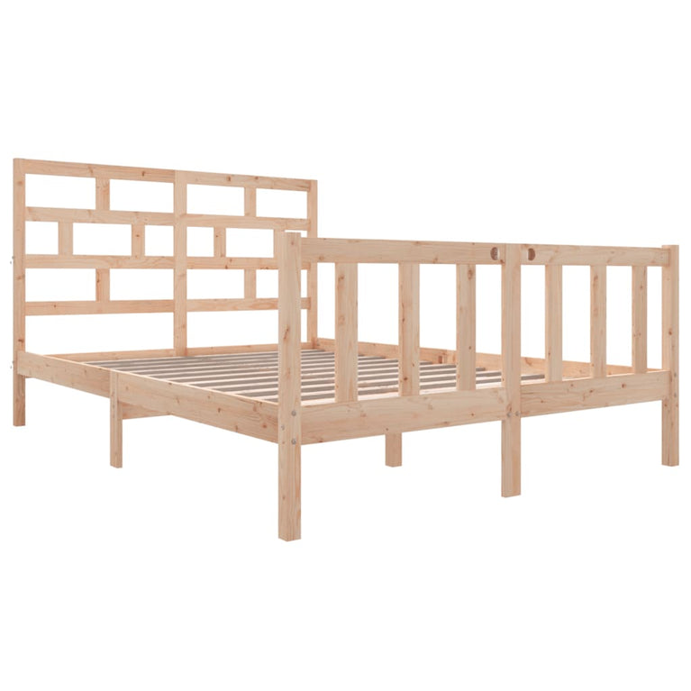 Bedframe massief grenenhout 140x200 cm