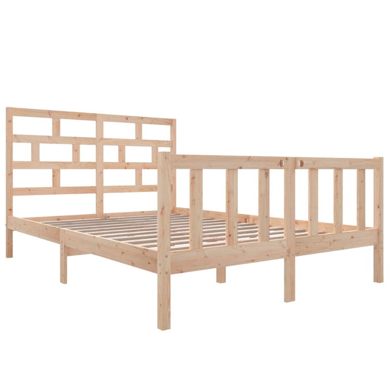 Bedframe massief grenenhout 160x200 cm