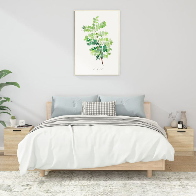 Nachtkastjes 2 st 40x39x40 cm sonoma eikenkleurig MeubelReus