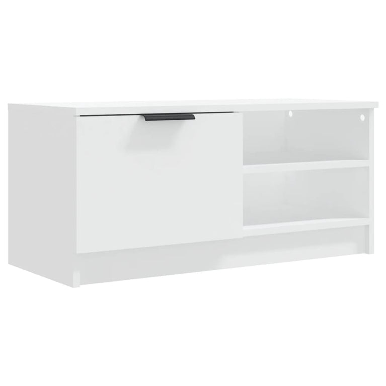 Tv-meubel 80x35x36,5 cm bewerkt hout wit MeubelReus