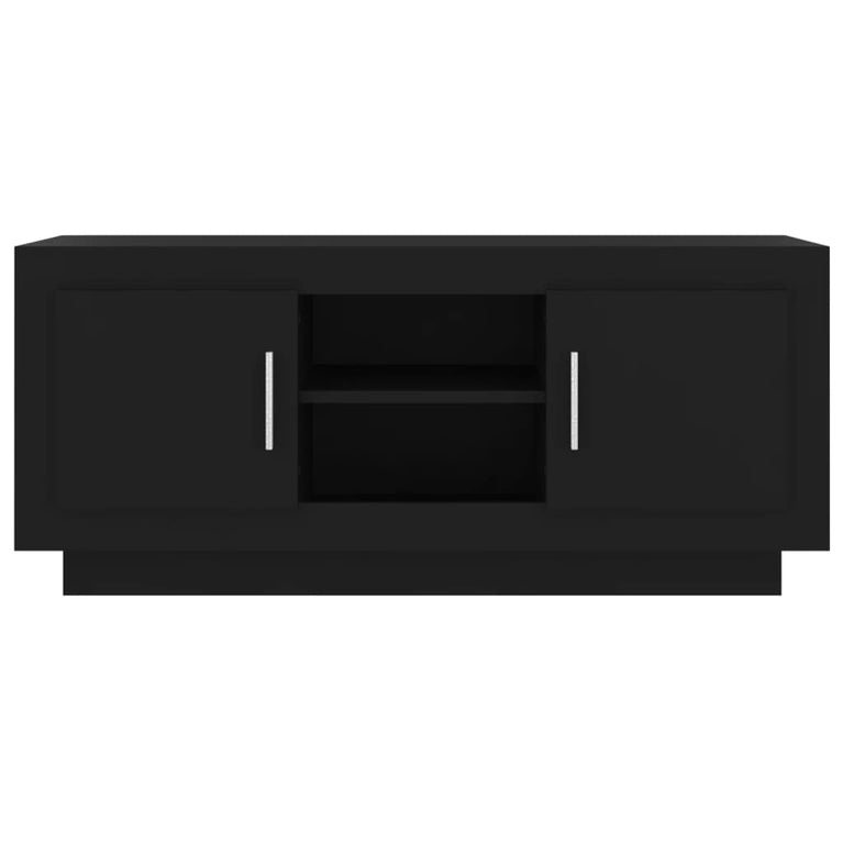 Tv-meubel 102x35x45 cm bewerkt hout zwart MeubelReus