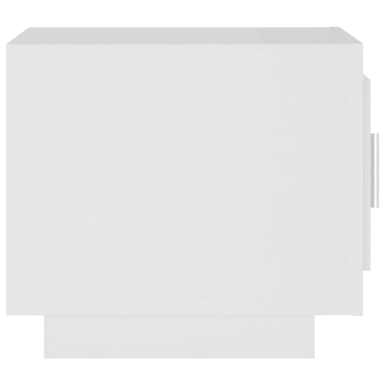 Salontafel 51x50x45 cm bewerkt hout wit MeubelReus