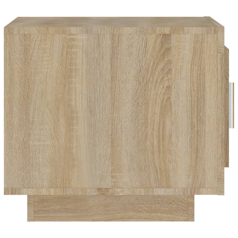 Salontafel 51x50x45 cm bewerkt hout sonoma eikenkleurig MeubelReus