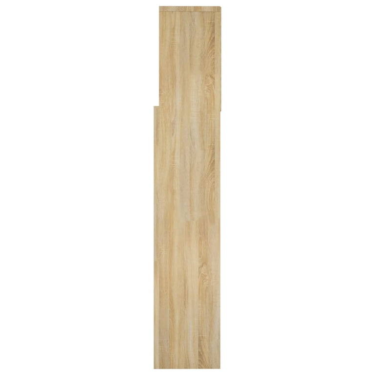 Hoofdbordkast 160x19x103,5 cm sonoma eikenkleurig