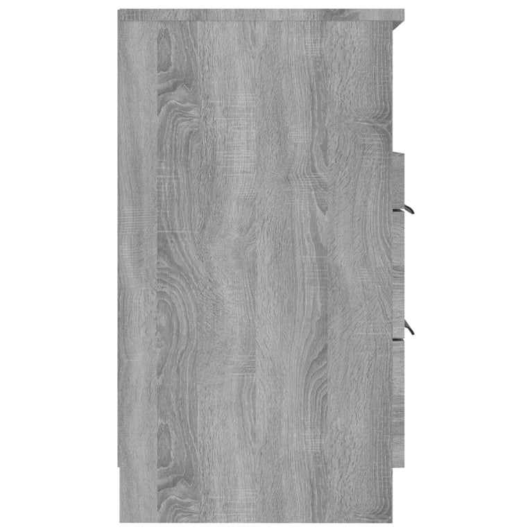 Nachtkastjes 2 st bewerkt hout grijs sonoma eikenkleurig MeubelReus