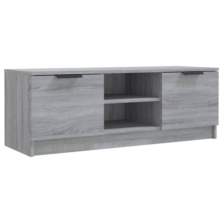 Tv-meubel 102x35x36,5 cm bewerkt hout grijs sonoma eikenkleurig MeubelReus