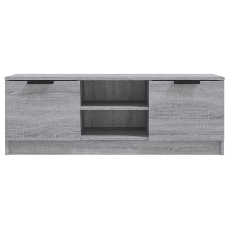 Tv-meubel 102x35x36,5 cm bewerkt hout grijs sonoma eikenkleurig MeubelReus