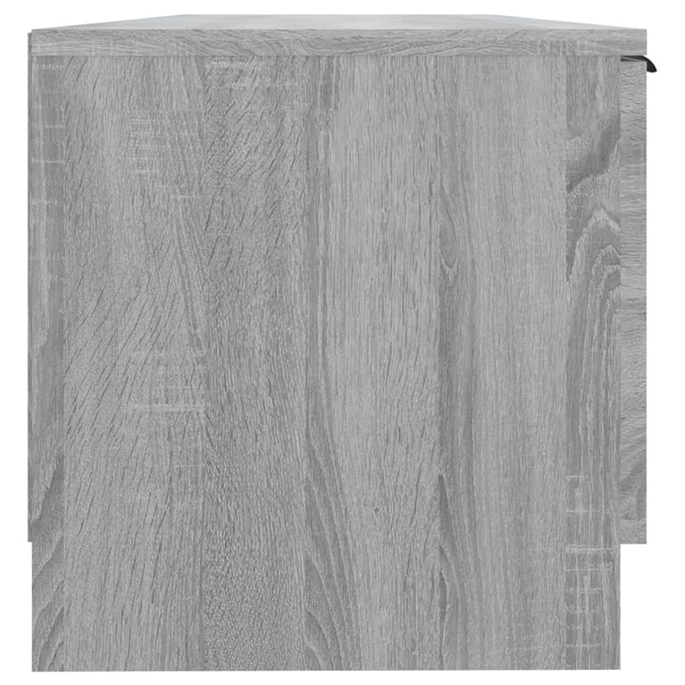 Tv-meubel 102x35x36,5 cm bewerkt hout grijs sonoma eikenkleurig MeubelReus