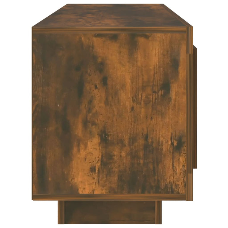 Tv-meubel 102x35x45 cm bewerkt hout gerookt eikenkleurig MeubelReus