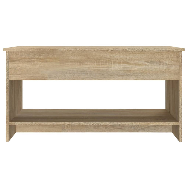 Salontafel 102x50x52,5 cm bewerkt hout sonoma eikenkleurig MeubelReus
