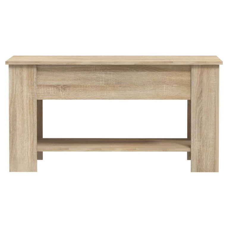 Salontafel 101x49x52 cm bewerkt hout sonoma eikenkleurig MeubelReus
