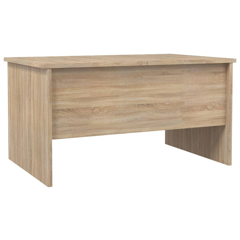 Salontafel 80x50x42,5 cm bewerkt hout sonoma eikenkleurig MeubelReus