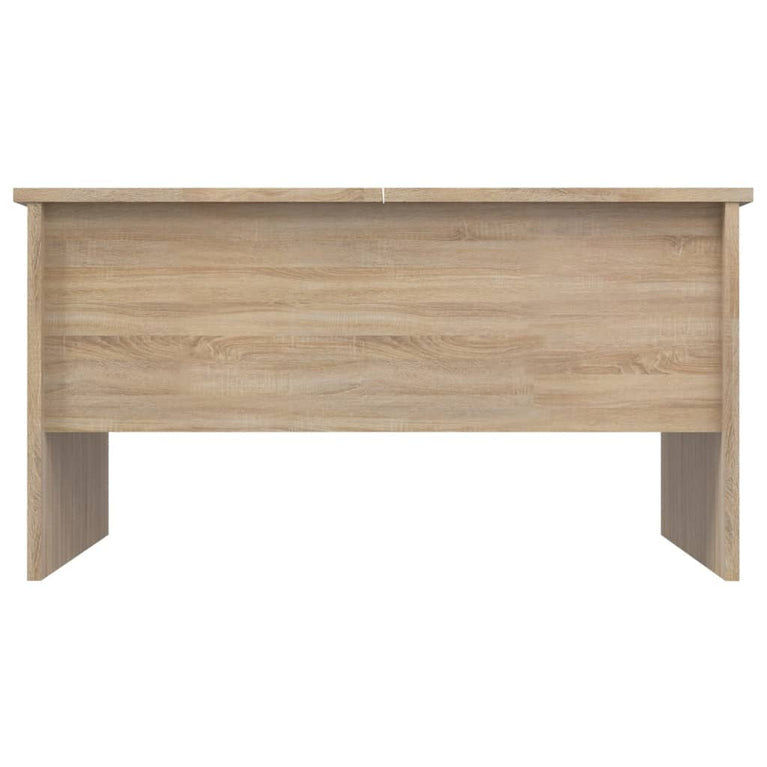 Salontafel 80x50x42,5 cm bewerkt hout sonoma eikenkleurig MeubelReus