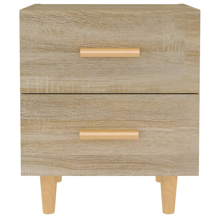 Nachtkastjes 2 st 40x35x47,5 cm sonoma eikenkleurig MeubelReus