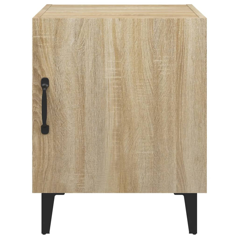 Nachtkastjes 2 st bewerkt hout sonoma eikenkleurig MeubelReus