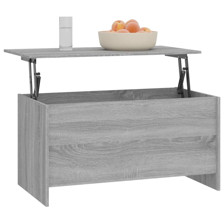 Salontafel 102x55,5x52,5 cm bewerkt hout grijs sonoma eiken MeubelReus