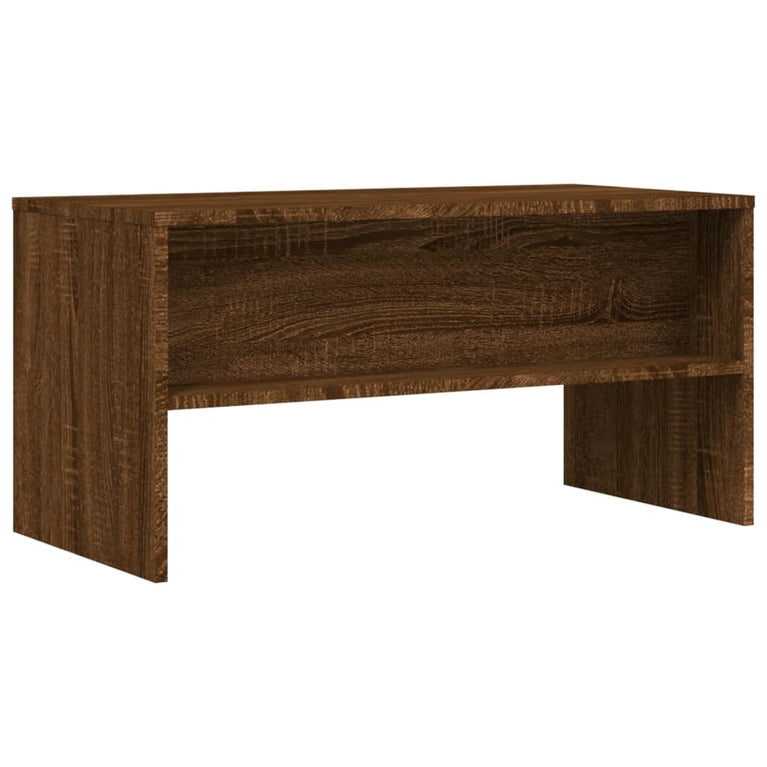 Tv-meubel 80x40x40 cm bewerkt hout bruineikenkleurig