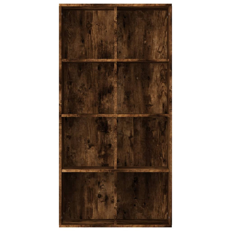 Boekenkast 66x30x130 cm bewerkt hout gerookt eikenkleurig MeubelReus