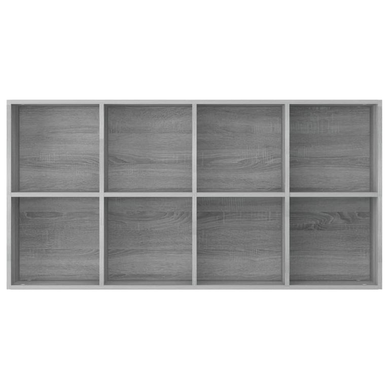 Boekenkast 66x30x130 cm bewerkt hout sonoma grijs MeubelReus