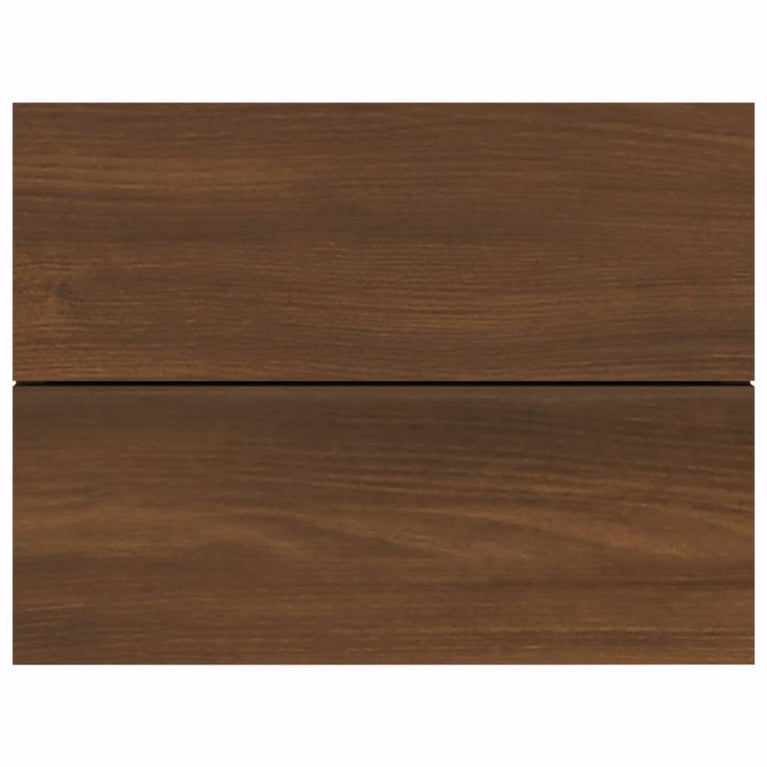 Nachtkastje 40x30x30 cm bewerkt hout bruin eikenkleur MeubelReus