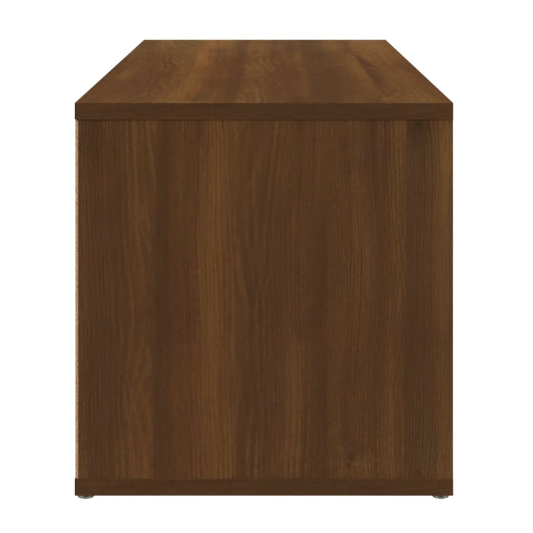 Tv-meubel 80x34x36 cm bewerkt hout bruin eikenkleur MeubelReus
