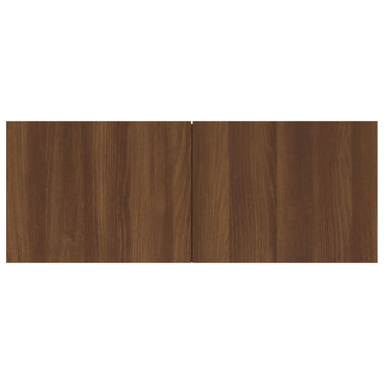 Tv-meubel 80x30x30 cm bewerkt hout bruineikenkleurig MeubelReus