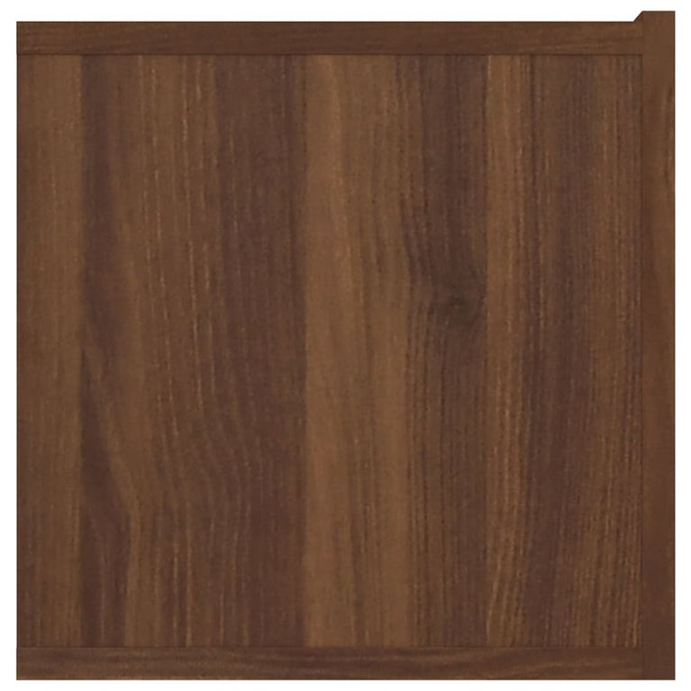 Tv-meubel 80x30x30 cm bewerkt hout bruineikenkleurig MeubelReus