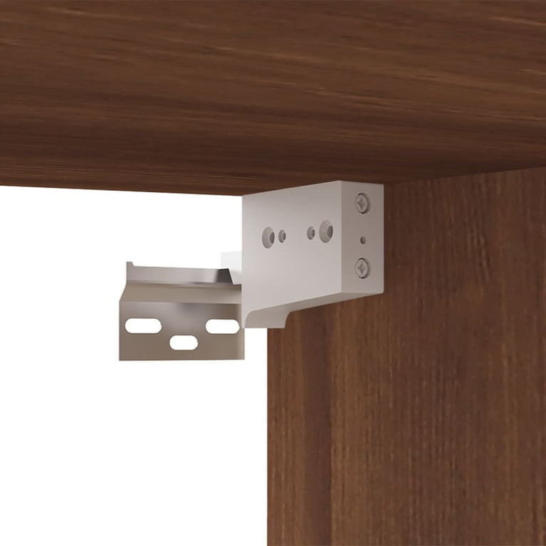 Tv-meubel 80x30x30 cm bewerkt hout bruineikenkleurig MeubelReus