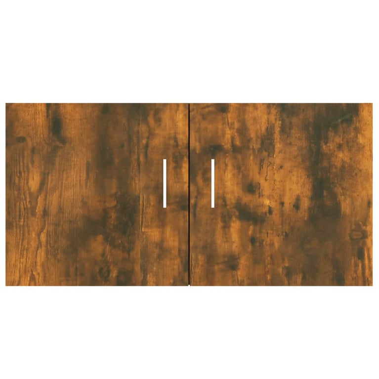 Hangkast 80x39x40 cm bewerkt hout gerookt eikenkleurig MeubelReus