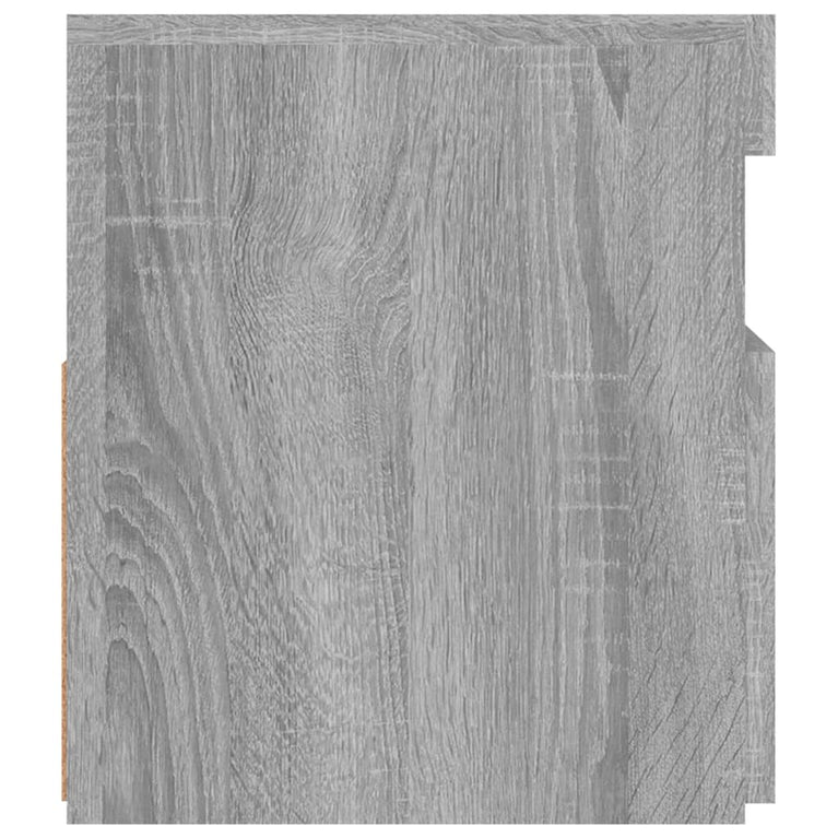 Tv-meubel met LED-verlichting 90x35x40 cm grijs sonoma eiken MeubelReus