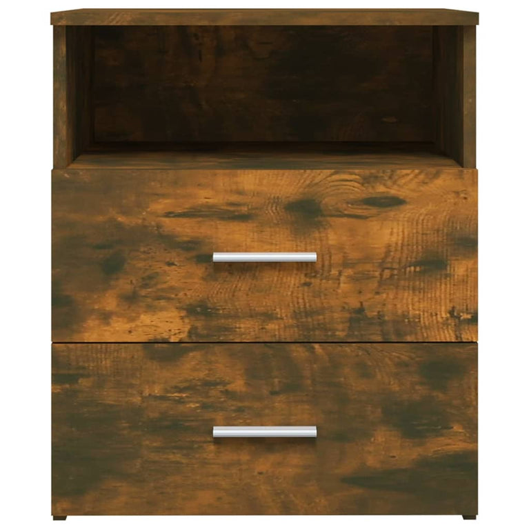 Nachtkastjes 2 st 50x32x60 cm gerookt eikenkleurig MeubelReus