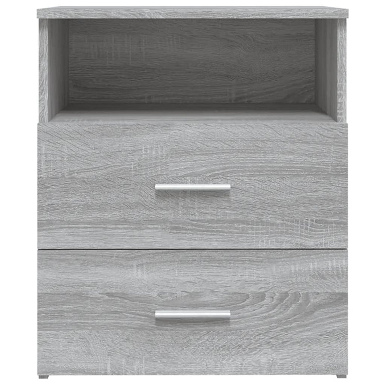 Nachtkastjes 2 st 50x32x60 cm grijs sonoma eikenkleurig